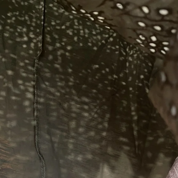 NWT Old Navy Green Eyelit Top Large - Picture 5 of 6